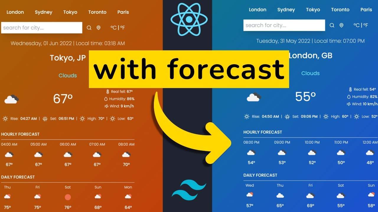 react weather app